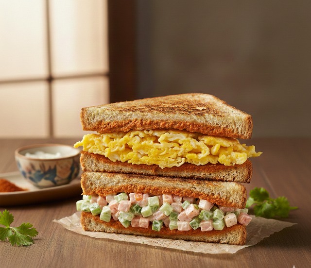 Crispy Grilled Cheese Sandwich at Thandaa Garam Hyderabad